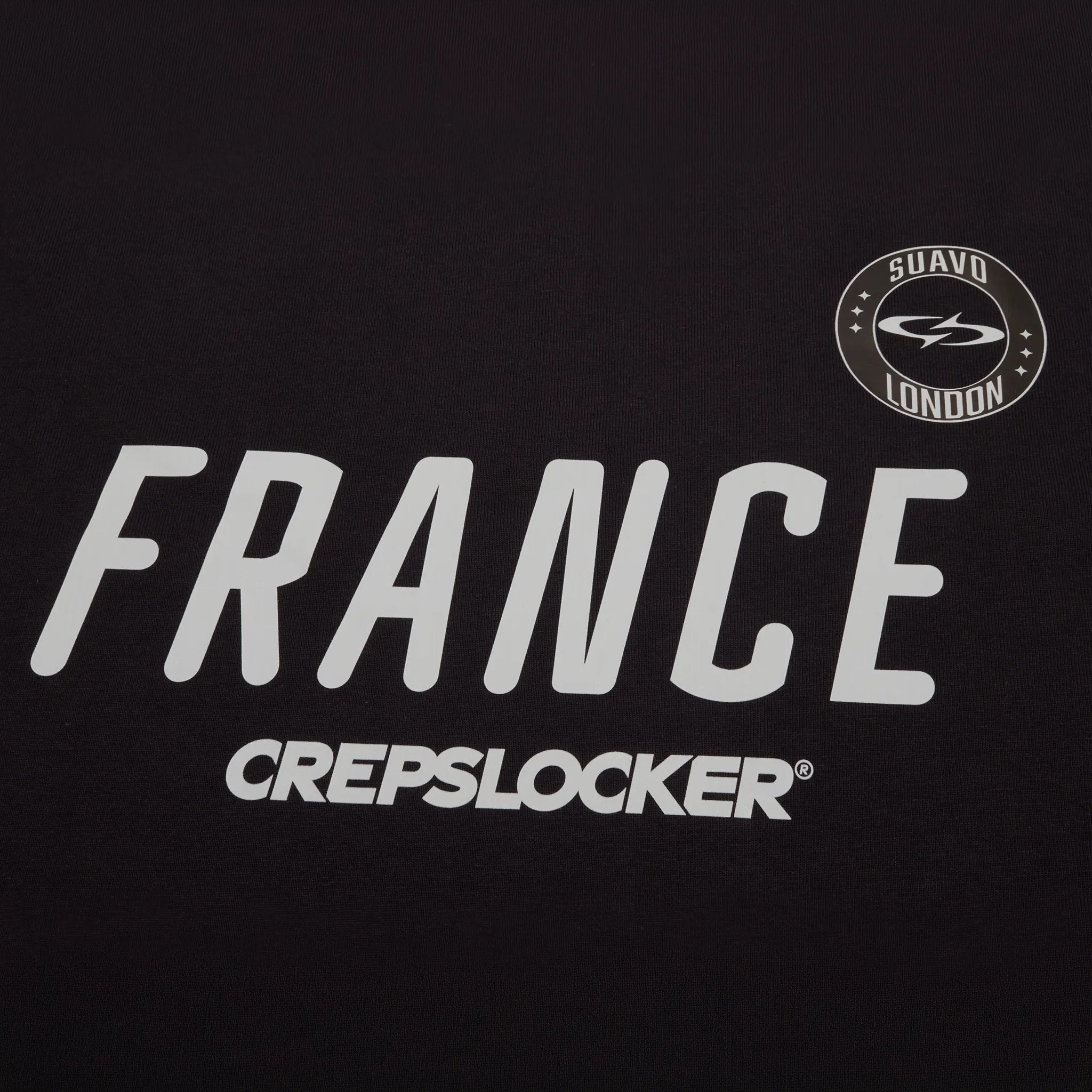 Logo View of Suavo London x Crepslocker France T-Shirt